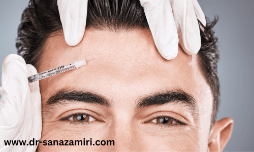 آیا بوتاکس باعث فرو رفتگی پیشانی می‌شود؟