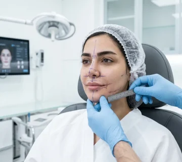 قرینه سازی صورت پس از جراحی تومور