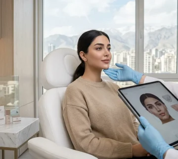 اصلاح عدم تقارن فک با فیلر شمال تهران